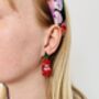 Hot Sauce Bottle Glitter Dangle Earrings / Fun Gift For Spice Lovers And Sassy Friends, thumbnail 6 of 6