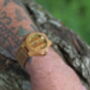 Bamboo Rambler Watch With Genuine Leather Strap, thumbnail 7 of 7