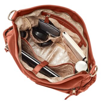 Lennox Tan Leather Handbag, 2 of 10