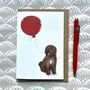 Spanish Water Dog Greetings Card, thumbnail 9 of 9