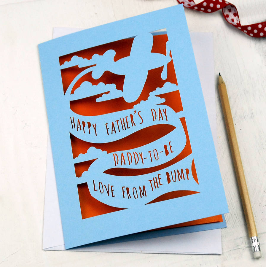 Papercut 'daddy To Be' Father's Day Card By Pogofandango ...