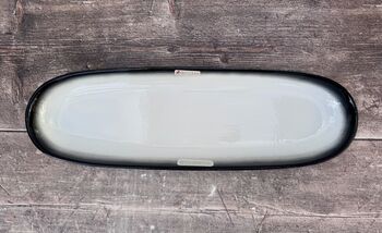 Black And White Speckled Patterned Serving Oval Bowl, 40.5cm, 3 of 3