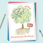 Personalised 'Class Tree' Teacher Thank You Print, thumbnail 7 of 7
