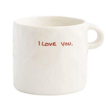 Rowe I Love You Large Ceramic Coffee Mug, 4 of 4