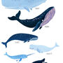 Personalised Whale Family Art Print Unframed, thumbnail 10 of 10