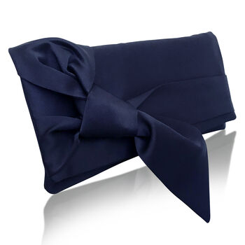 Piper Satin Bow Clutch, 6 of 6