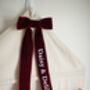 Personalised Canvas Advent Calendar Velvet Bow, thumbnail 3 of 11