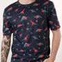 Unisex Christmas Dinosaurs T Shirt, thumbnail 1 of 2