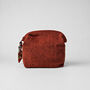Fair Trade Cotton Lined Washbag Recycled Sari Zip Tie, thumbnail 4 of 8