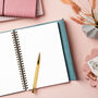 Personalised Vegan Leather Colourful Notebook, thumbnail 9 of 11