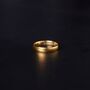 5mm Gold Engraved Band Ring, thumbnail 4 of 9