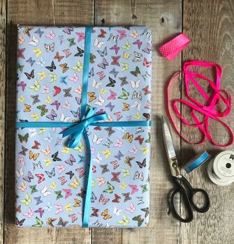 Butterfly Wrapping Paper, 2 of 2