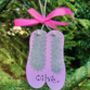 Personalised Ballet Slippers Christmas Tree Decoration, thumbnail 3 of 6