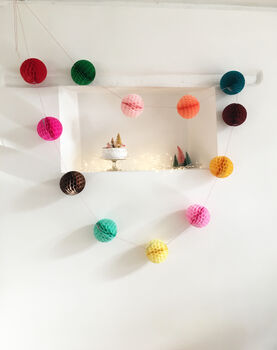 Paper Ball Garland Decoration, 2 of 5