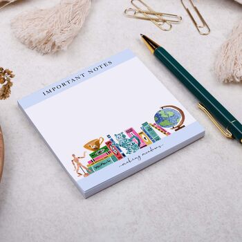 Blue Book Design Memo Pad Block For Your Desk, 2 of 3