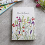 Personalised Wildflower Pattern Teacher Notebook, thumbnail 2 of 4