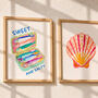 Set Of Six Beach Vibes Themed Print Bundle, thumbnail 2 of 4