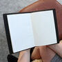 Personalised Vintage Leather Lined A5 Notebook, thumbnail 3 of 7
