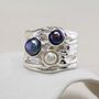Trio Of Freshwater Pearl Ring, thumbnail 1 of 6