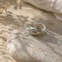 Sterling Silver Russian Wedding Band Ring, thumbnail 3 of 11