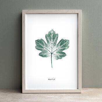 Maple Leaf Monoprint Fine Art Print, 5 of 5