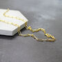 Gold Filled Paperclip Chain Necklace, thumbnail 1 of 4