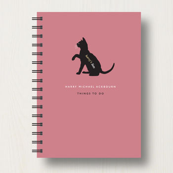 Personalised Cat Lover's Journal Or Notebook, 6 of 10