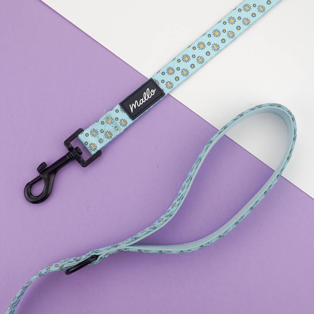 Blue Daisy Dog Harness By Mallo