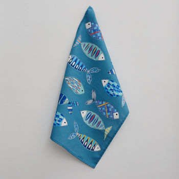 Patterned Fish Tea Towel, 5 of 5