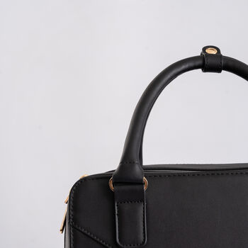 The Carter Ladies' Laptop Bag In Black, 6 of 9