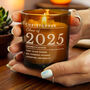 Personalised Graduation Amber Glass Candle, thumbnail 3 of 7