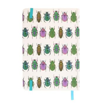 Beetle Print A5 Notebook, 4 of 4