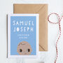 Personalised Christening Or Naming Day Card, thumbnail 3 of 5