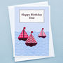 'Boats' Personalised Birthday Card, thumbnail 1 of 3