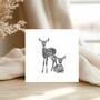 Countryside Fawn Greeting Card, thumbnail 1 of 5