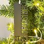 Personalised Name Christmas Tree Decoration, thumbnail 1 of 5
