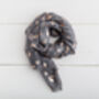 Personalised Rose Gold Paw Print Scarf, thumbnail 3 of 3