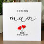 Personalised Birthday Card For Special Mum, Handmade Card For Her, thumbnail 1 of 3