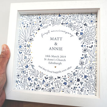 Personalised 1st Anniversary Gift, 3 of 3