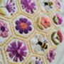 Flower Hive Hand Embroidery Kit, thumbnail 3 of 12