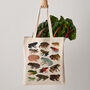 Frogs Canvas Tote Bag, thumbnail 2 of 3