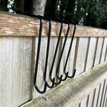 Bracket Fence Panel Hooks Six Pack, 6 of 6