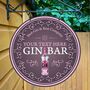 Best Gin Bar Personalised Pub Sign/Bar Sign/Man Cave, thumbnail 2 of 8