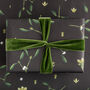 Luxury Botanical Christmas Wrapping Paper, Mistletoe, thumbnail 1 of 4