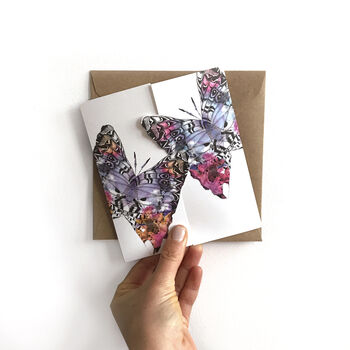Butterfly Square Card, 3 of 4