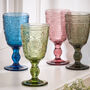 Set Of Four Fontaine Wine Goblets, thumbnail 1 of 5