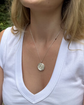Sterling Silver Handmade Self Love Talisman Pendant, 7 of 10