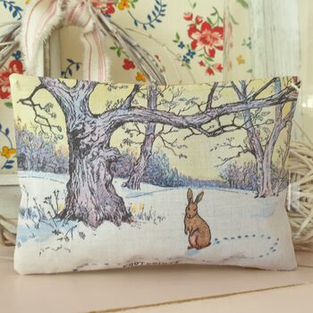 Christmas Bunny Illustration Scented Gift Bag, 5 of 5