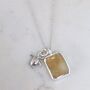 The Duo Citrine Necklace, Sterling Silver, thumbnail 7 of 12