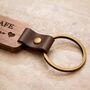 Personalized Wooden Keychain Gift, Custom Engraved, thumbnail 3 of 5